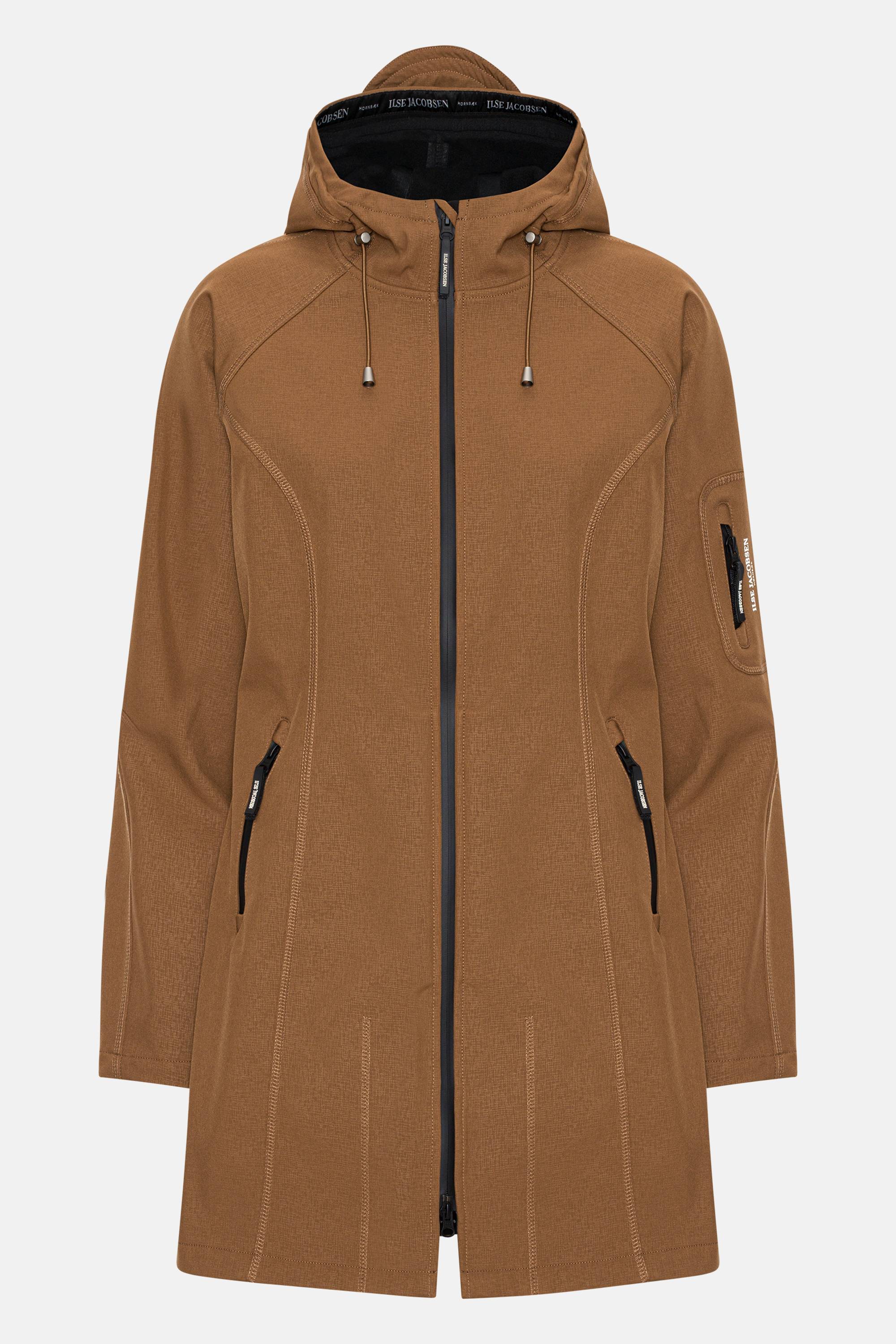 Softshell Raincoat - Walnut